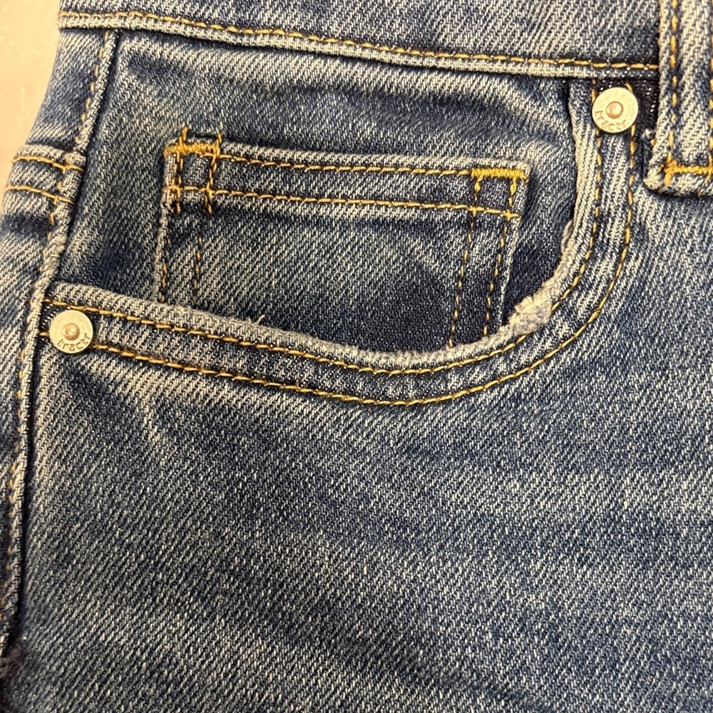 Tractr Dark Blue Flare Jeans - Picture 4 of 13